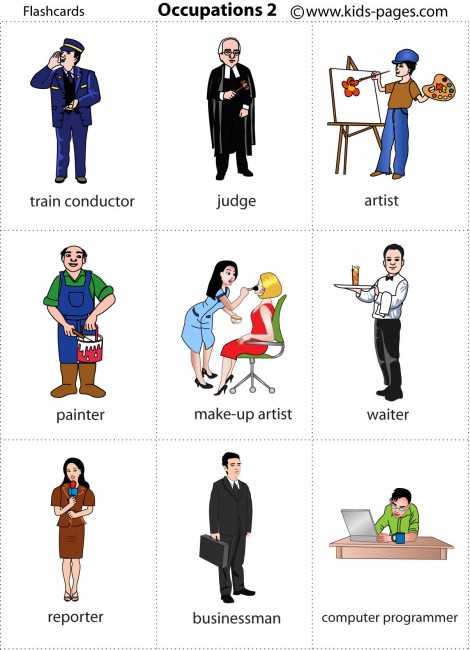 Occupations 2 flashcard